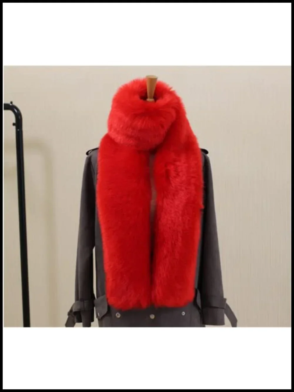 Faux Fur Winter Wrap Scarf Shawl Shrug for Women Men